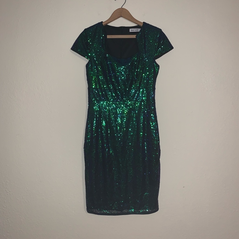 Grace Karin Sequin Formal Dress